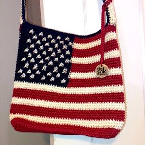 The Sak Lumi American Flag Crochet Crossbody 🇺🇸
